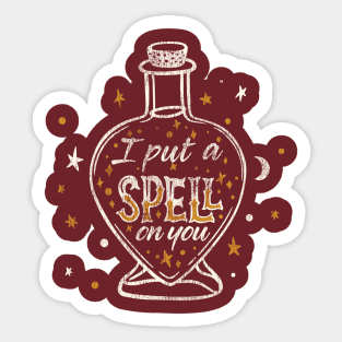 I put a spell on you Sticker